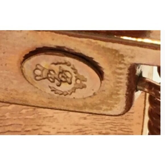 Premier Designs Copper And Cream Clapper Bangle - Picture 7 of 7